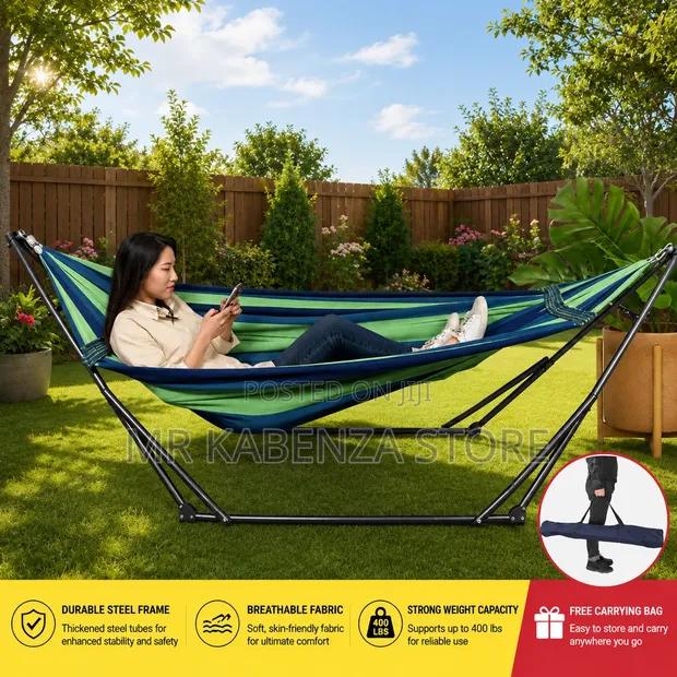 Double Hammock with Stand - 1