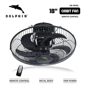 Dolphin Orbit Fan, Size 18, Brand New