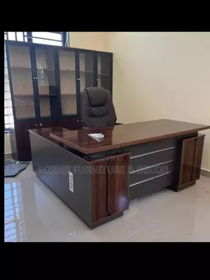 Executive Office Table, Wardrobe, and Boss Chair