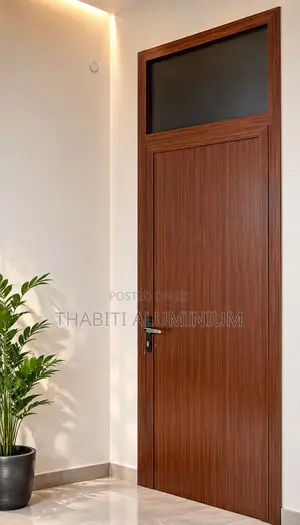 Thabiti Aluminium Room Door - Brown