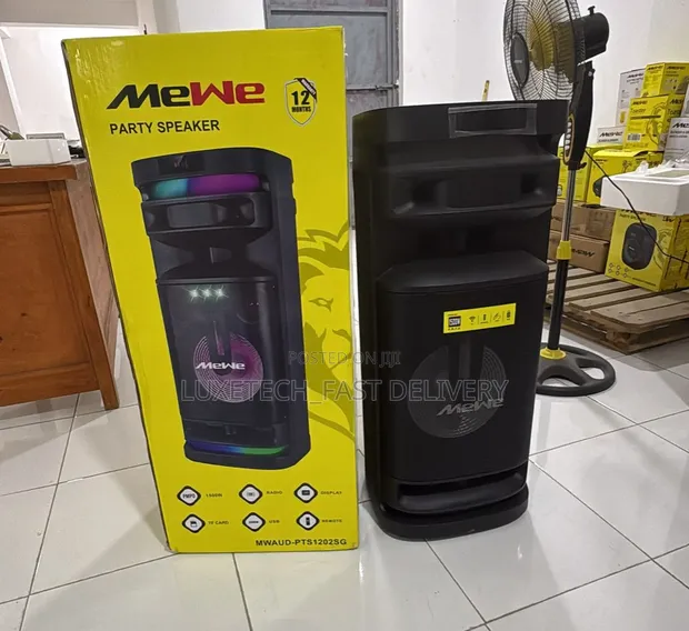 Mewe Rechargeable Portable Party Speaker 1500W PMPO - 1