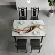 Modern Glass Dining Table Set (4-6 People) - 3