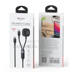 Yesido CA136C 60W Fast Charging Type-C to Type-C & Watch Cable
