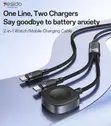 Yesido CA136C 60W Fast Charging Type-C to Type-C & Watch Cable - 3