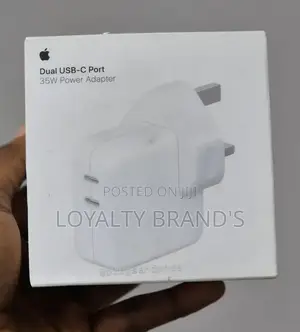 Apple 35W Dual USB-C Power Adapter - Original Fast Charger