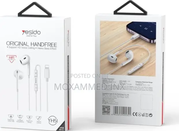Yesido YH51 Earphone za Lightning Zenye Mic - 1