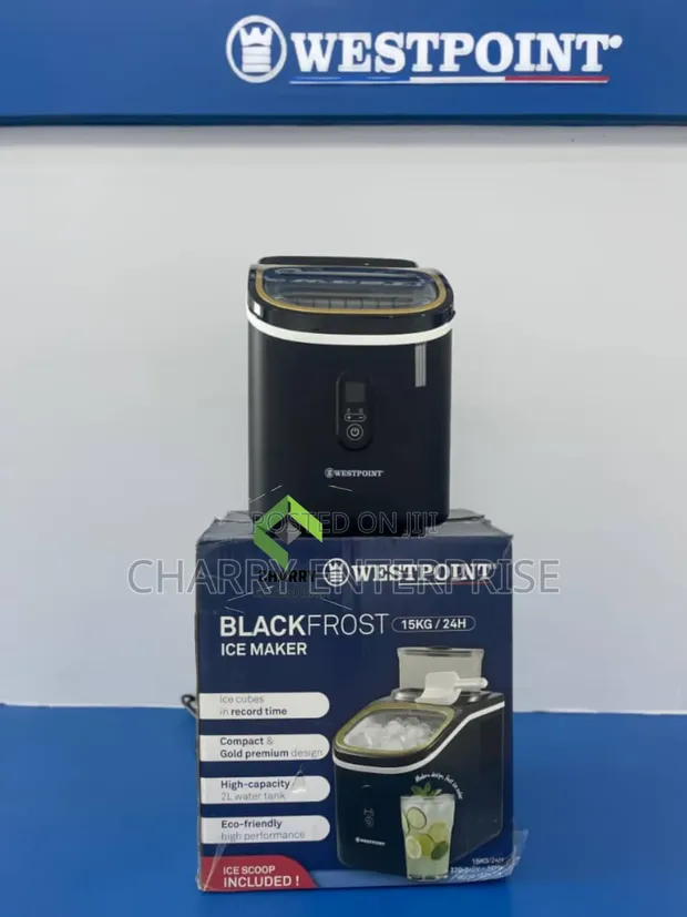 Westpoint Ice Maker 15kg na Reservoir ya Maji 2L - 1
