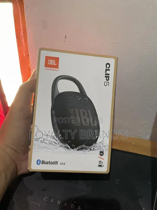 JBL Clip 5 Portable Bluetooth Speaker - Brand New - 1