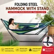 Double Stand Folding Steel Hammock - 1