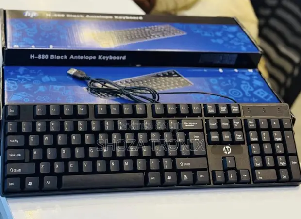 Kibodi ya HP 880 Nyeusi ya Antelope - 1