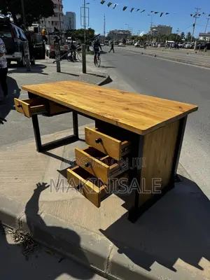 Study Table - Solid and Sturdy Natural Wood