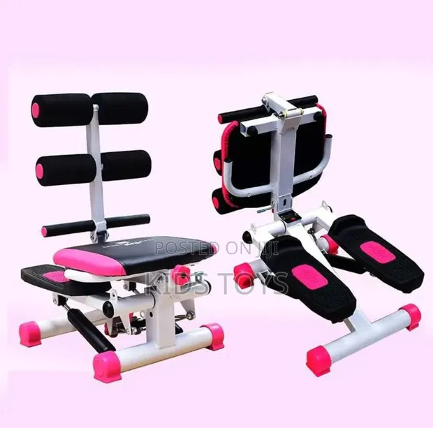 2-in-1 Mini Stepper and Ab Machine - 1