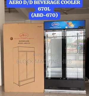 Aero 670L Double Door Showcase Fridge (ABD-670)