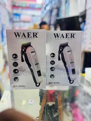 WAER Professional Rechargeable Hair Clipper WA-809A