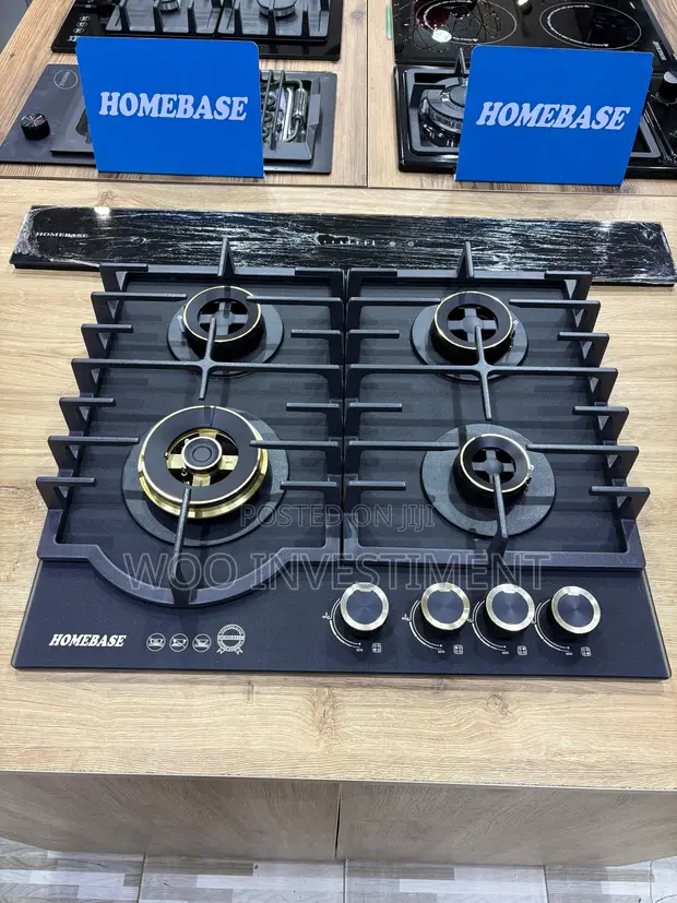 Homebase HB-GC-401 Gas Cooker - 4 Plates - 1
