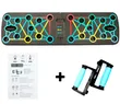 Push Up Board with Resistance Bands - 2