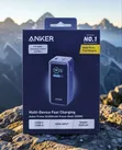 Anker Power Bank 3-Port 200W 20,000mAh (Nyeusi) - 1