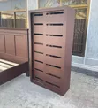 Simple and Unique Brown Shoes Rack (186cm Height) - 1
