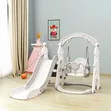 Castle Multi-Activity Kids Slide with Swing - 1