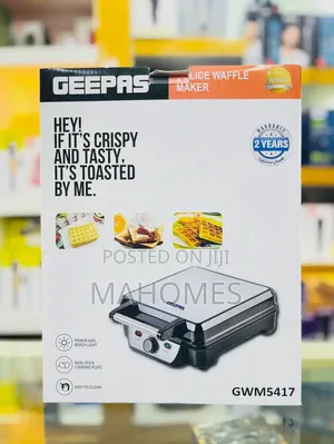 Geepas 4-Slice Waffle Maker (GWM5417)