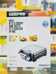 Geepas Waffle Maker 4-Slice (GWM5417) - 1