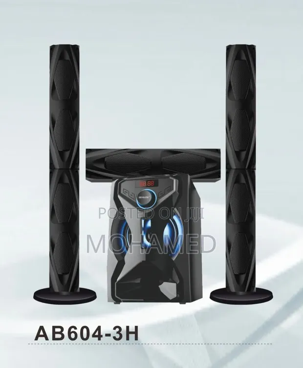 Aborder AB604-3H Subwoofer with Bluetooth & FM Radio - 1