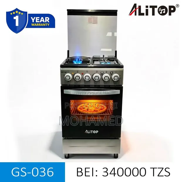 Alitop Oven 50x50 - 3 Gas + 1 Electric - 1