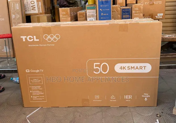 TCL 50" Smart Google TV 4K HD - 1