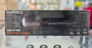 Porodo LumaLite 2500 Lumens Type-C Rechargeable Flashlight