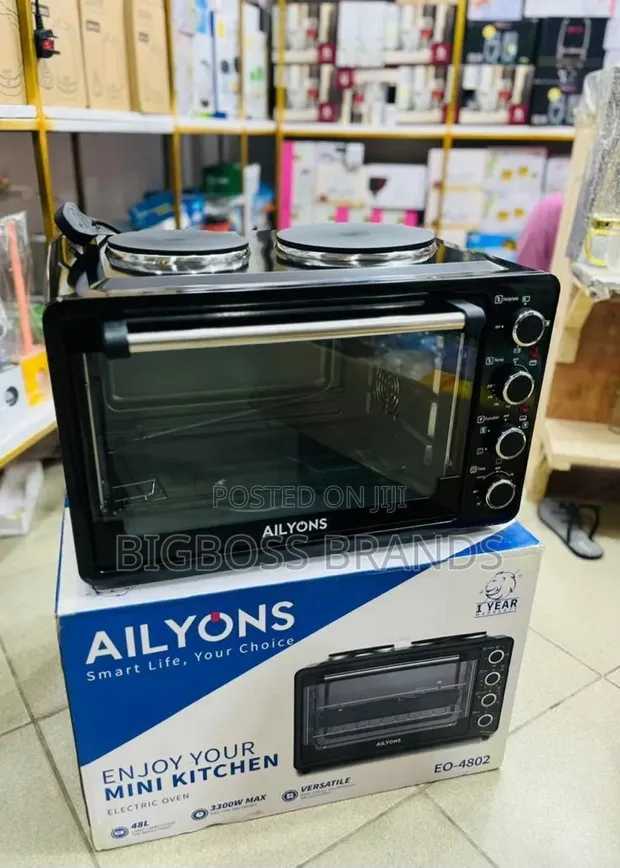 Ailyons 48 Liter Oven with Hot Plates - 1