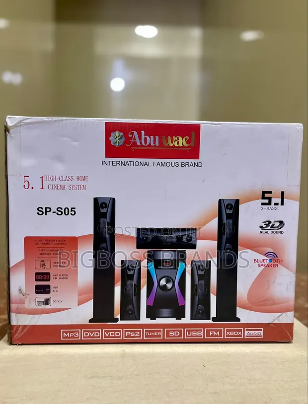 Abwael 5 Speakers Subwoofer System - 1