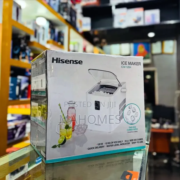 Hisense ICM1264 Mashine ya Kutengeneza Barafu - 12kg Kwa Siku - 1