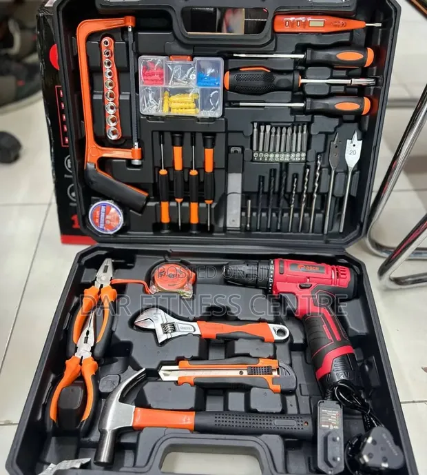 115-Piece Cordless Drill and Tool Set - 1