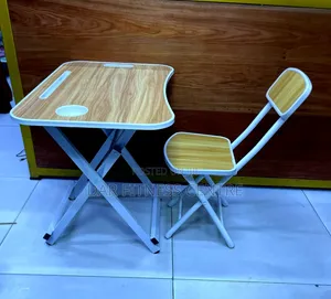 Foldable Study Table and Chair Set
