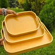 Bamboo Trays - Set of 3 - 1