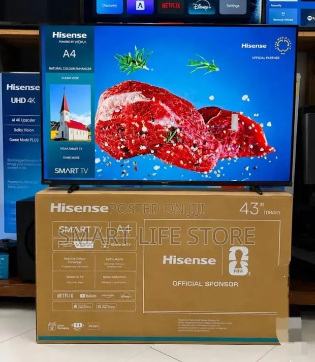 Hisense 43-Inch Smart Frameless TV - 1