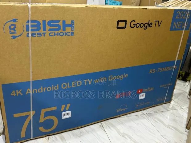 Bish 75-Inch QLED Smart TV 4K - 1