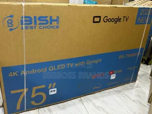 Bish 75-Inch QLED Smart TV 4K