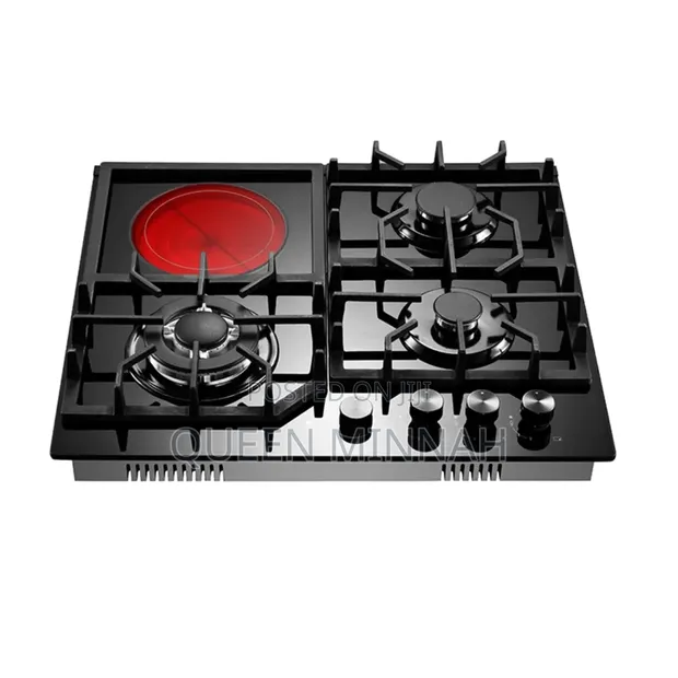 4-Burner Gas and Electric Hob - Brand New - 1