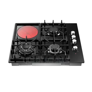 4-Burner Gas and Electric Hob - Brand New