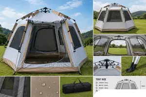 Tent Kubwa ya Camping - Watu 6