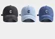 Vintage Blue Denim Baseball Cap - Brittany Black - 2