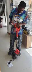 Scarifier Machine AG002L with 2 Lithium Batteries - 2