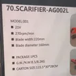 Scarifier Machine AG002L with 2 Lithium Batteries - 5