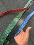 Goyard Belts with Iconic Chervon Pattern - 2