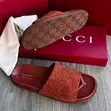 Gucci Suede Slide Sandals Collection - 5