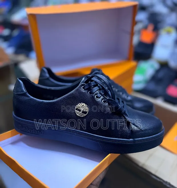 Viatu vya Wanaume Timberland Ngozi Sneakers - Vipya na Halisi - 1