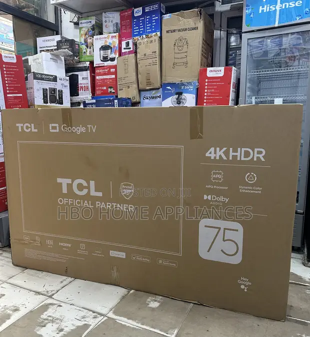 TCL 75" Smart Google HDR 4K TV - 1