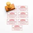 Custom Rubber Stamps - Square - 1