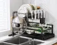 2-Tier Multi-Layer Dish Drying Rack - 1